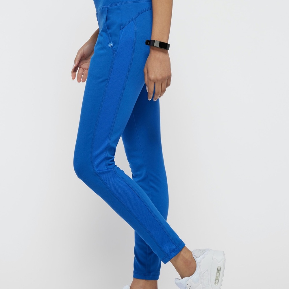 Jaanuu Women's 4-Pocket Rib Panel Pant Size large Tags still on